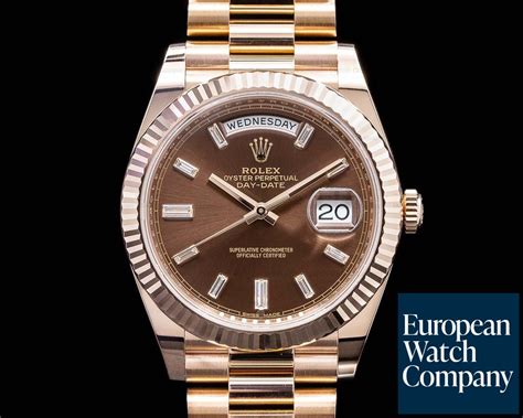 rolex day date president chocolate|Rolex Day-Date 40 mm.